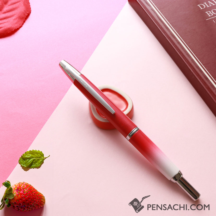 PILOT Limited Edition Vanishing Point Capless Decimo - Strawberry Forest - PenSachi Japanese Limited Fountain Pen