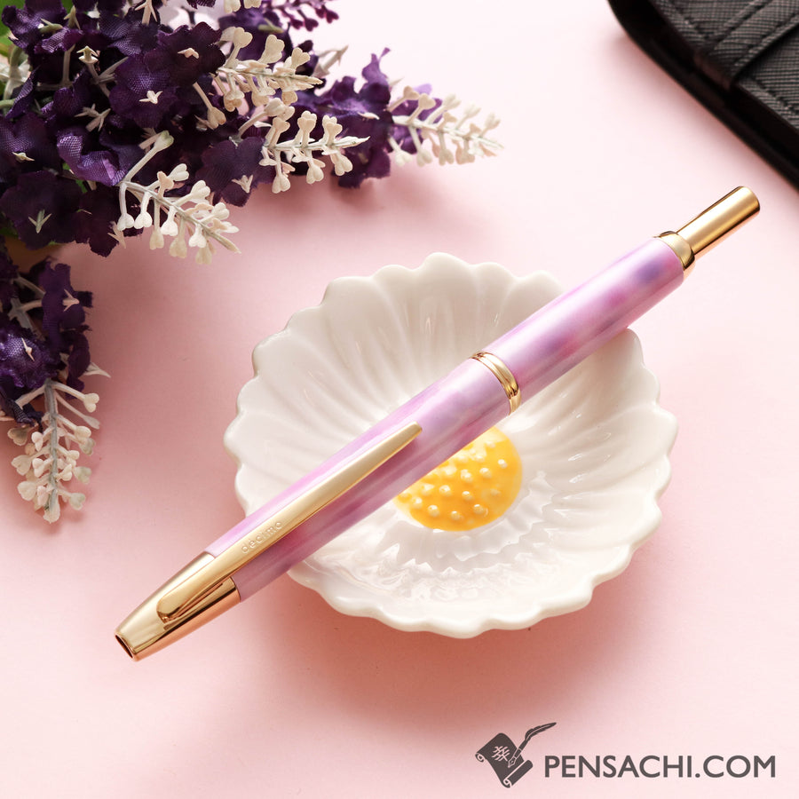 PILOT Limited Edition Vanishing Point Capless Decimo Set - Lilac - PenSachi Japanese Limited Fountain Pen