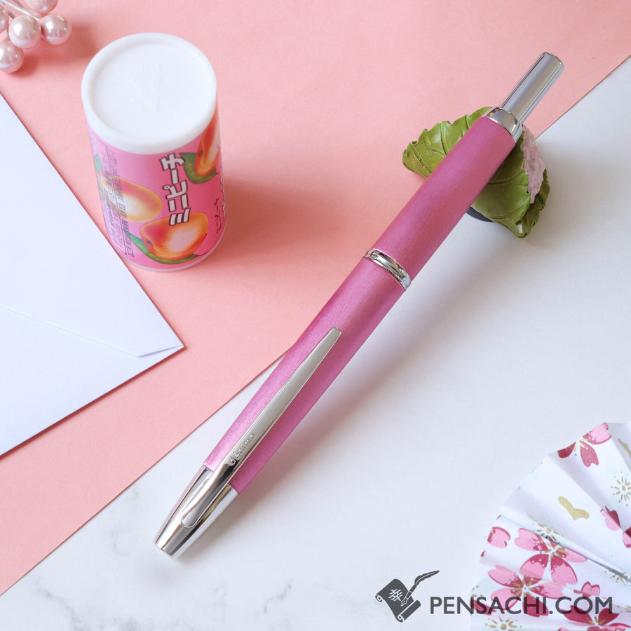 PILOT Limited Edition Vanishing Point Capless Decimo Fountain Pen - Pink - PenSachi Japanese Limited Fountain Pen