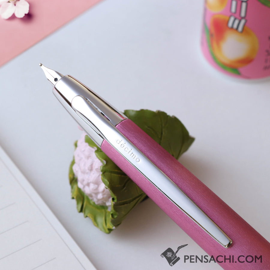 PILOT Limited Edition Vanishing Point Capless Decimo Fountain Pen - Pink - PenSachi Japanese Limited Fountain Pen