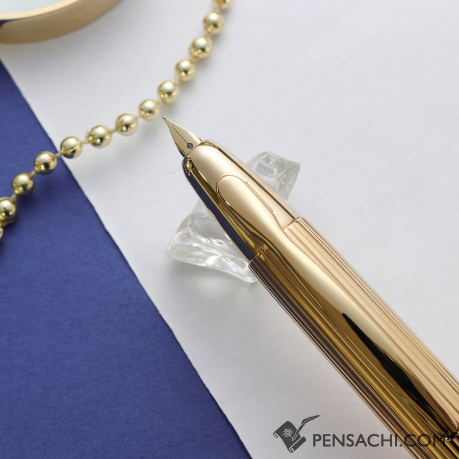 PILOT Limited Edition Vanishing Point Capless Stripe - Gold - PenSachi Japanese Limited Fountain Pen