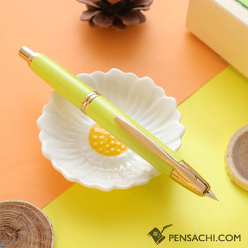 PILOT Limited Edition Vanishing Point Capless Fountain Pen - Yellow - PenSachi Japanese Limited Fountain Pen