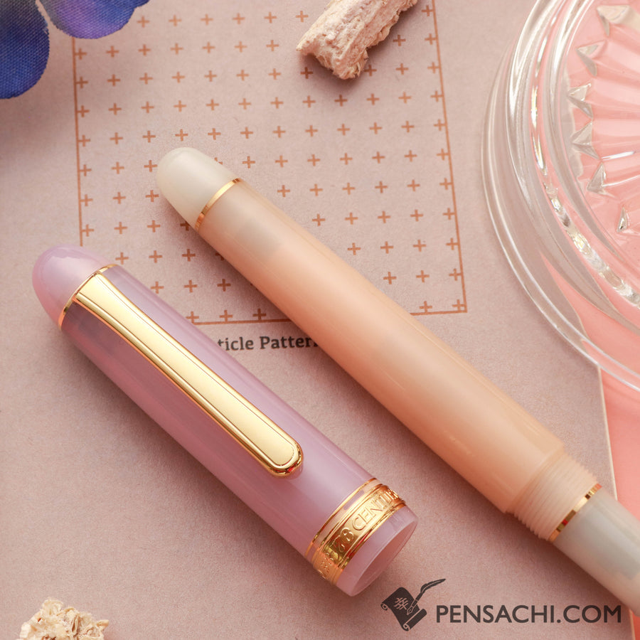 Buy PLATINUM Limited Edition #3776 Century Fountain Pen - Chai Tea Slip and Seal Mechanism 14k Gold nib fountain pen directly from Japan. Nib Size: F (Fine). Best price fountain pen. Origin Japan