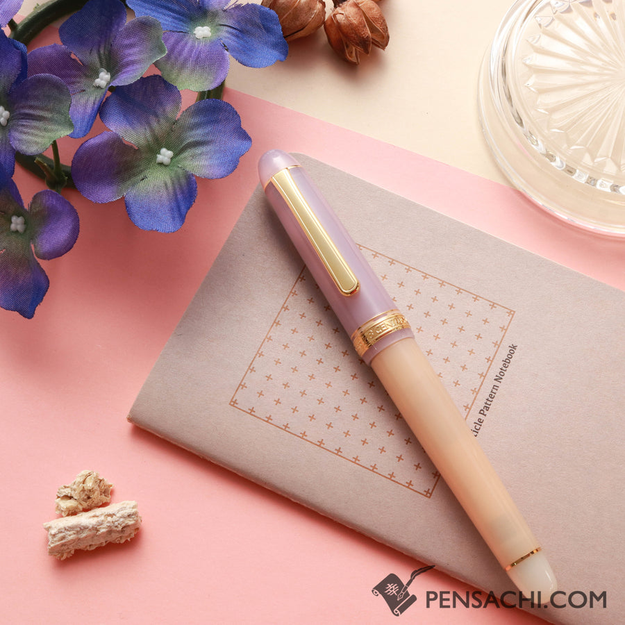 Buy PLATINUM Limited Edition #3776 Century Fountain Pen - Chai Tea Slip and Seal Mechanism 14k Gold nib fountain pen directly from Japan. Nib Size: F (Fine). Best price fountain pen. Origin Japan