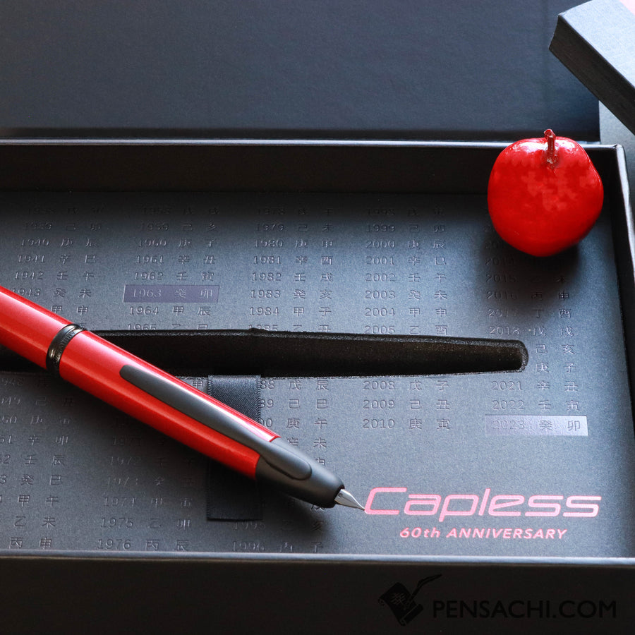 PILOT Limited Edition Vanishing Point Capless - 60th Anniversary (Kanreki) - PenSachi Japanese Limited Fountain Pen