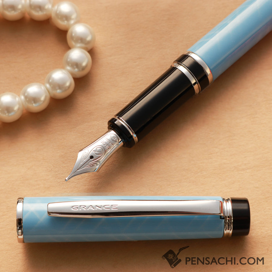 PILOT Limited Edition Grance Fountain Pen - Dophin Stone - PenSachi Japanese Limited Fountain Pen