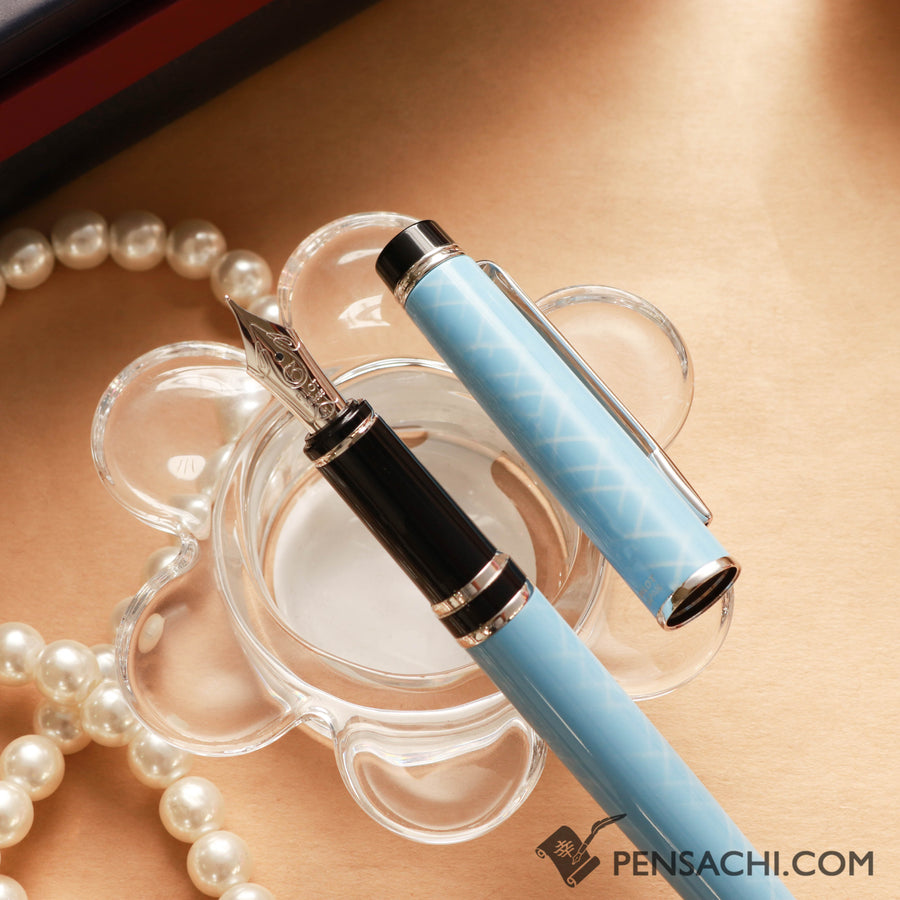 PILOT Limited Edition Grance Fountain Pen - Dophin Stone - PenSachi Japanese Limited Fountain Pen