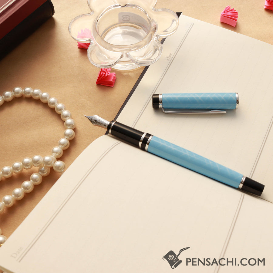 PILOT Limited Edition Grance Fountain Pen - Dophin Stone - PenSachi Japanese Limited Fountain Pen