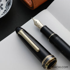 SAILOR 1911 Large (Full size) Special Nib  Fude De Mannen Fountain Pen - Black Gold - PenSachi Japanese Limited Fountain Pen