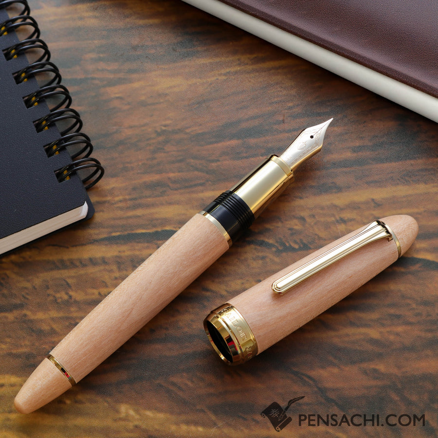 SAILOR Limited Edition 1911 Large (Full size) Hard Maple Fountain Pen - Natural - PenSachi Japanese Limited Fountain Pen