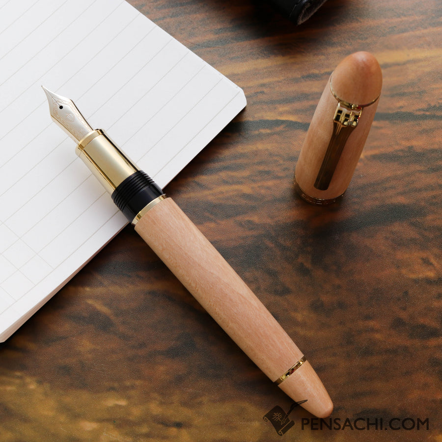 SAILOR Limited Edition 1911 Large (Full size) Hard Maple Fountain Pen - Natural - PenSachi Japanese Limited Fountain Pen