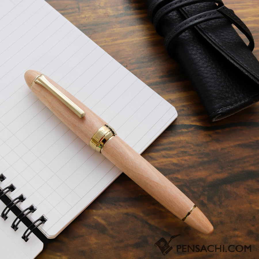 SAILOR Limited Edition 1911 Large (Full size) Hard Maple Fountain Pen - Natural - PenSachi Japanese Limited Fountain Pen