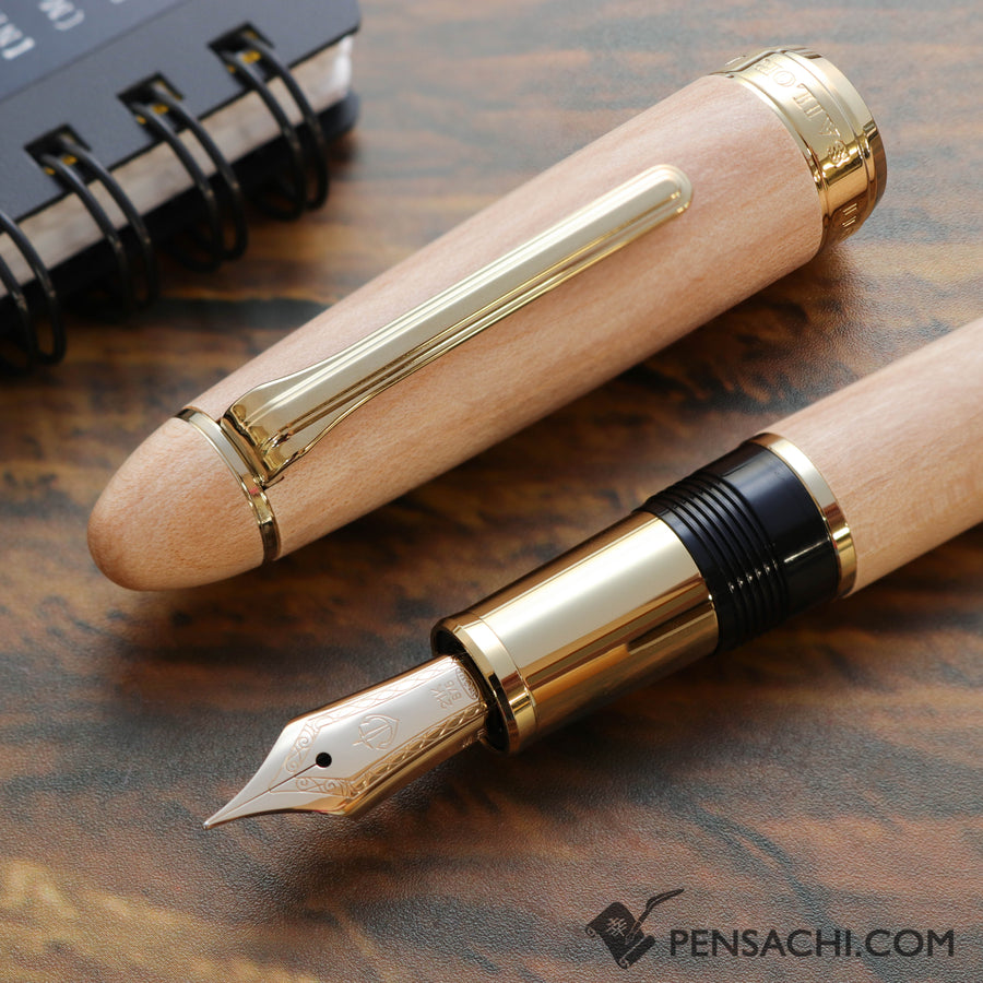 SAILOR Limited Edition 1911 Large (Full size) Hard Maple Fountain Pen - Natural - PenSachi Japanese Limited Fountain Pen