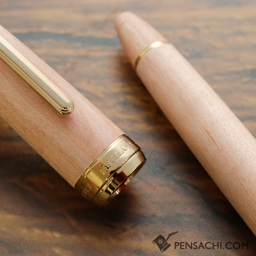 SAILOR Limited Edition 1911 Large (Full size) Hard Maple Fountain Pen - Natural - PenSachi Japanese Limited Fountain Pen