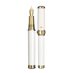 SAILOR Arita Ware 400th Anniversary Koransha Fountain Pen - White Porcelain (Gold Trim) - PenSachi Japanese Limited Fountain Pen