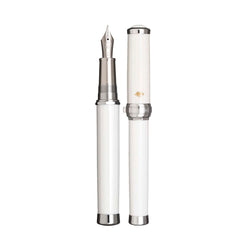 SAILOR Arita Ware 400th Anniversary Koransha Fountain Pen - White Porcelain (Silver Trim) - PenSachi Japanese Limited Fountain Pen