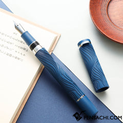 SAILOR Limited Edition Ebonite Sculpture Fountain Pen - Eternal Flow - PenSachi Japanese Limited Fountain Pen