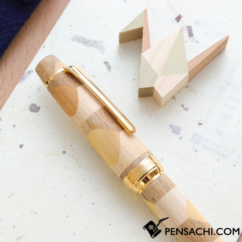 SAILOR Limited Edition 115th Anniversary Commemorative Fountain Pen - Hiroshima Yosegi-zaiku (Marquetry) - PenSachi Japanese Limited Fountain Pen
