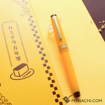 SAILOR Limited Edition Pro Gear Slim Fountain Pen - Castella Cake - PenSachi Japanese Limited Fountain Pen