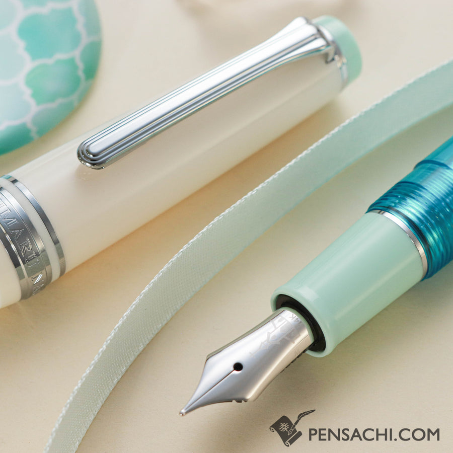 SAILOR Limited Edition Pro Gear Slim Fountain Pen - Oura Mint - PenSachi Japanese Limited Fountain Pen