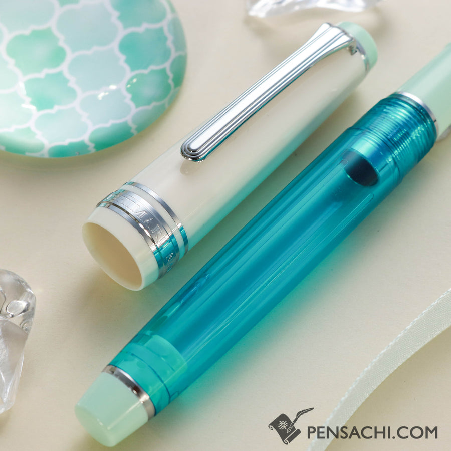 SAILOR Limited Edition Pro Gear Slim Fountain Pen - Oura Mint - PenSachi Japanese Limited Fountain Pen