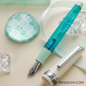 SAILOR Limited Edition Pro Gear Slim Fountain Pen - Oura Mint - PenSachi Japanese Limited Fountain Pen