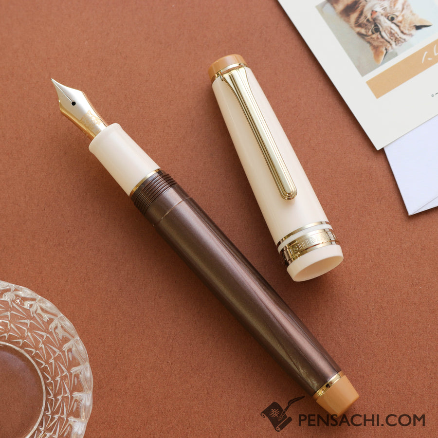 SAILOR Limited Edition Pro Gear Slim Fountain Pen - Tsushima Wildcat Brown