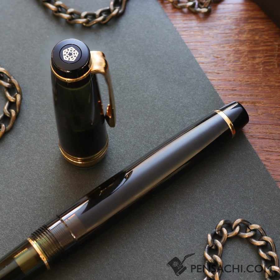 SAILOR Limited Edition Pro Gear Slim Set - Yamazakura Green Black - PenSachi Japanese Limited Fountain Pen