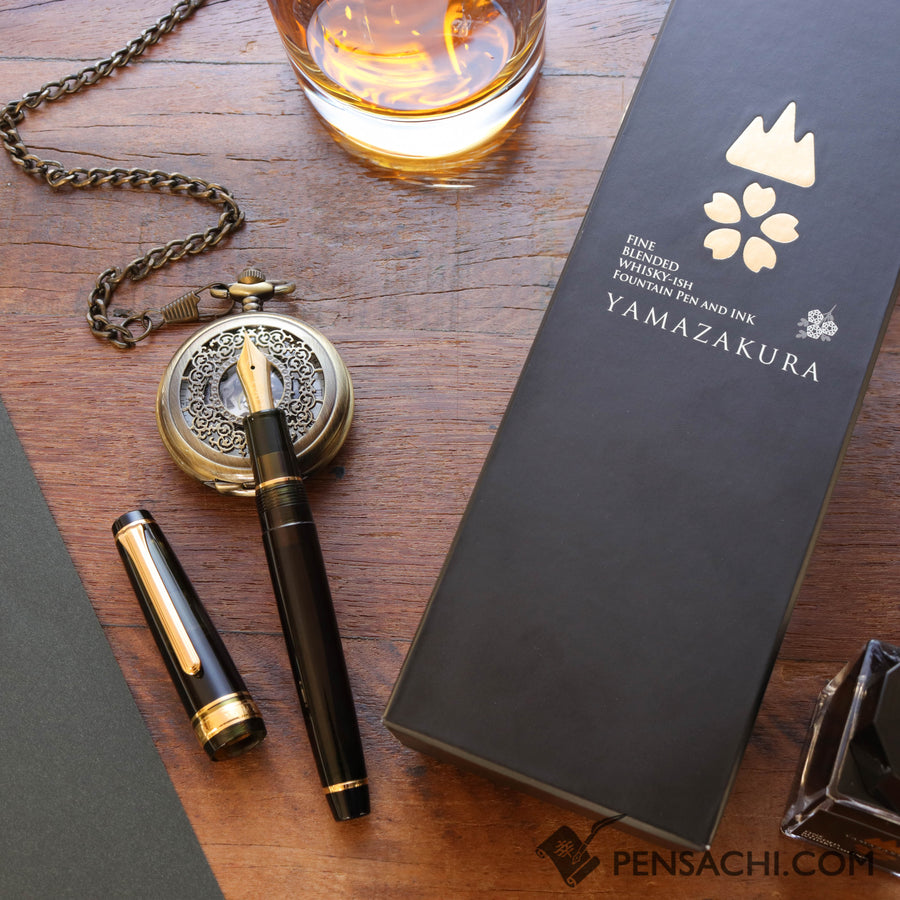 SAILOR Limited Edition Pro Gear Slim Set - Yamazakura Green Black - PenSachi Japanese Limited Fountain Pen