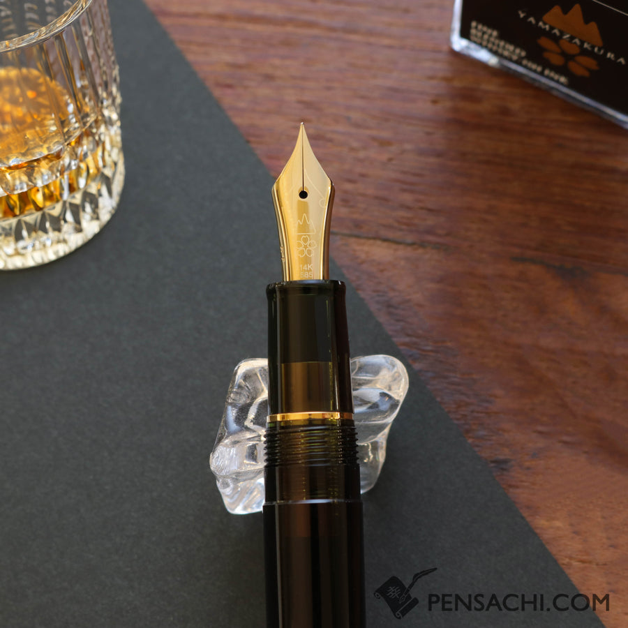 SAILOR Limited Edition Pro Gear Slim Set - Yamazakura Green Black - PenSachi Japanese Limited Fountain Pen