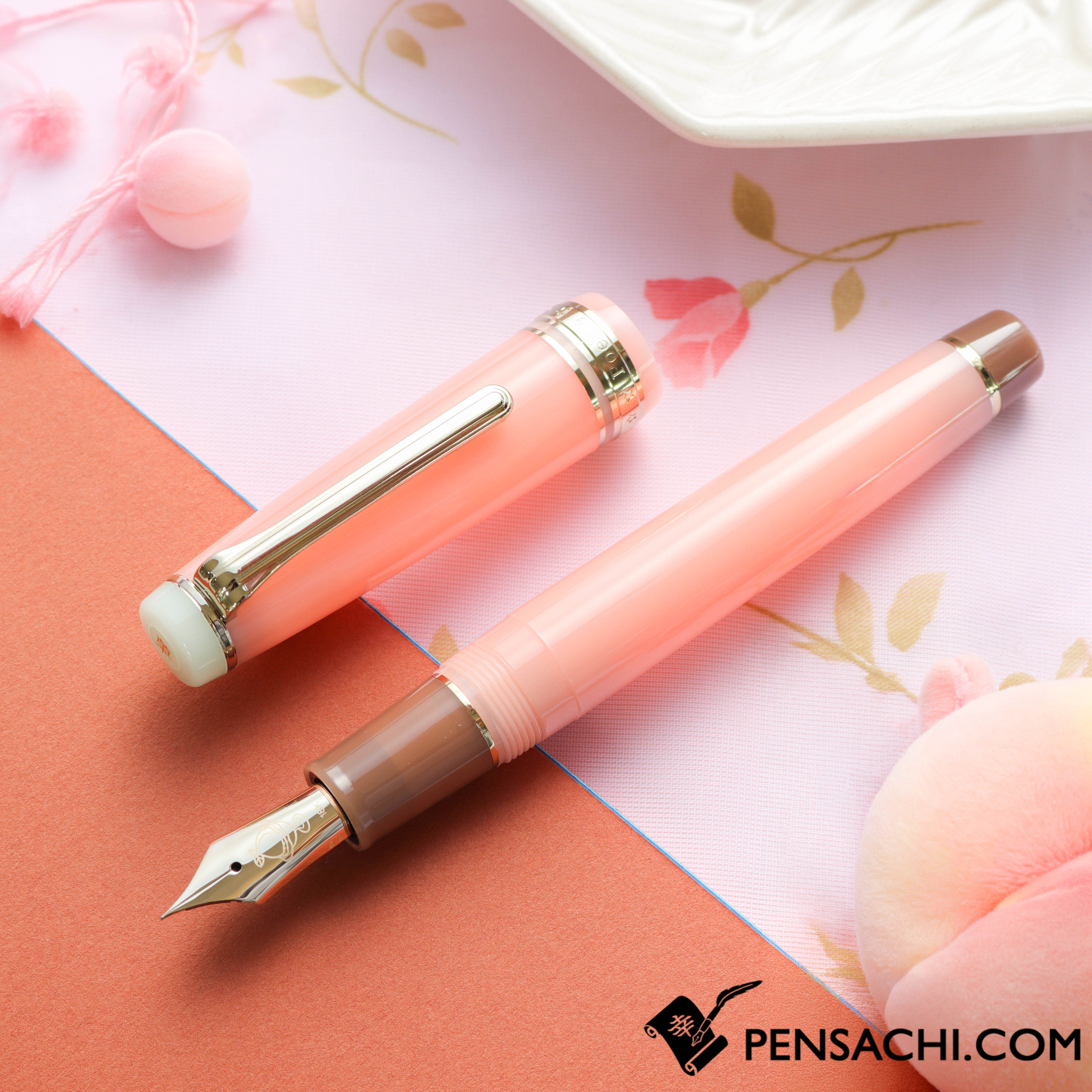 momoもも【NAKAYA】 中屋万年筆 ポータブル 若草色と淡紫 New Arrivals | PenSachi