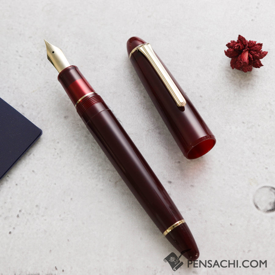 SAILOR Profit Casual Gold Trim Fountain Pen - Clear Red