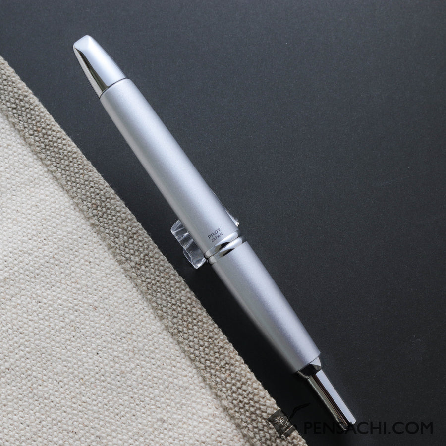 PILOT Limited Edition Vanishing Point Capless - Silver - PenSachi Japanese Limited Fountain Pen