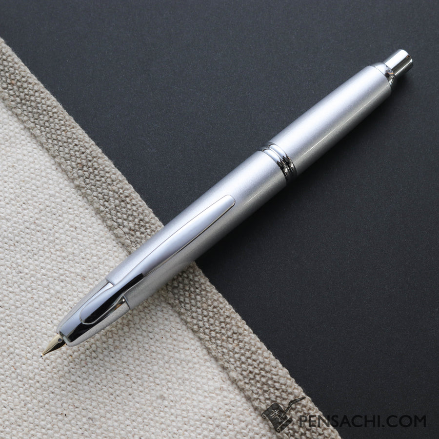 PILOT Limited Edition Vanishing Point Capless - Silver - PenSachi Japanese Limited Fountain Pen