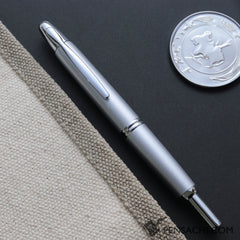 PILOT Limited Edition Vanishing Point Capless - Silver - PenSachi Japanese Limited Fountain Pen