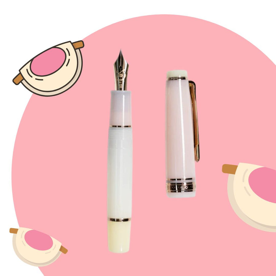 Sailor Limited Edition Professional Gear Slim Mini Fountain Pen - Flower Petal Mochi