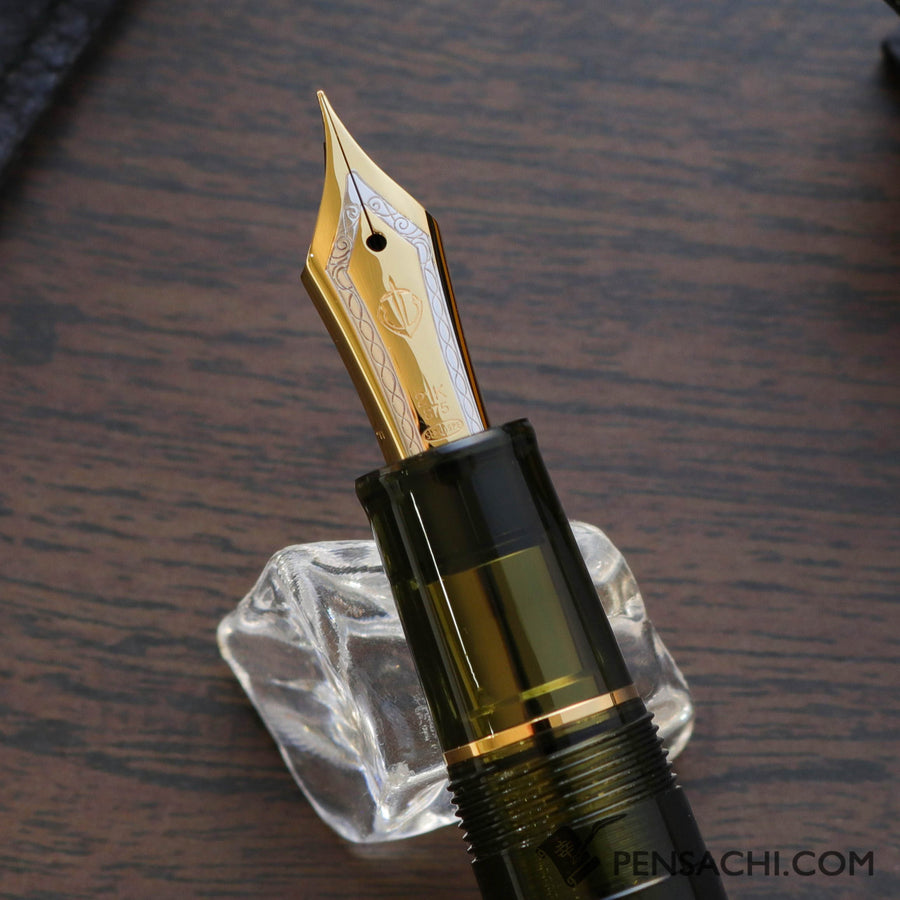SAILOR Limited Edition Pro Gear Classic Demonstrator Fountain Pen - Dark Green - PenSachi Japanese Limited Fountain Pen