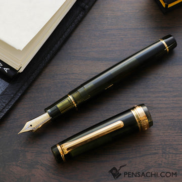 SAILOR Limited Edition Pro Gear Classic Demonstrator Fountain Pen - Dark Green - PenSachi Japanese Limited Fountain Pen