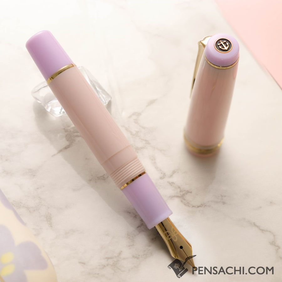 Sailor Limited Edition Professional Gear Slim Mini Fountain Pen - Orchid - PenSachi Japanese Limited Fountain Pen