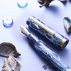 SAILOR Luminous Shadow Fountain Pen - Storm Blue - PenSachi Japanese Limited Fountain Pen