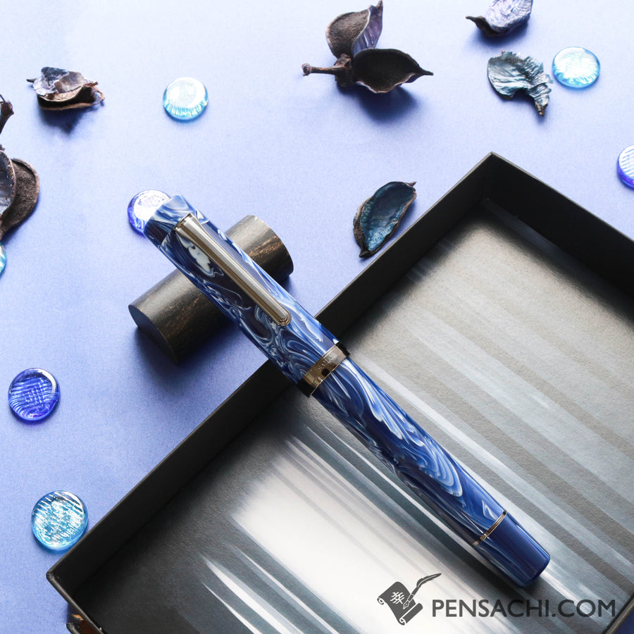 SAILOR Luminous Shadow Fountain Pen - Storm Blue - PenSachi Japanese Limited Fountain Pen