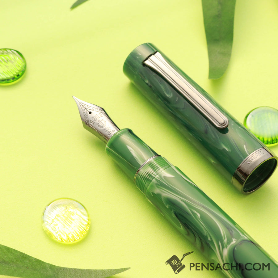 SAILOR Luminous Shadow Fountain Pen - Grove Green - PenSachi Japanese Limited Fountain Pen