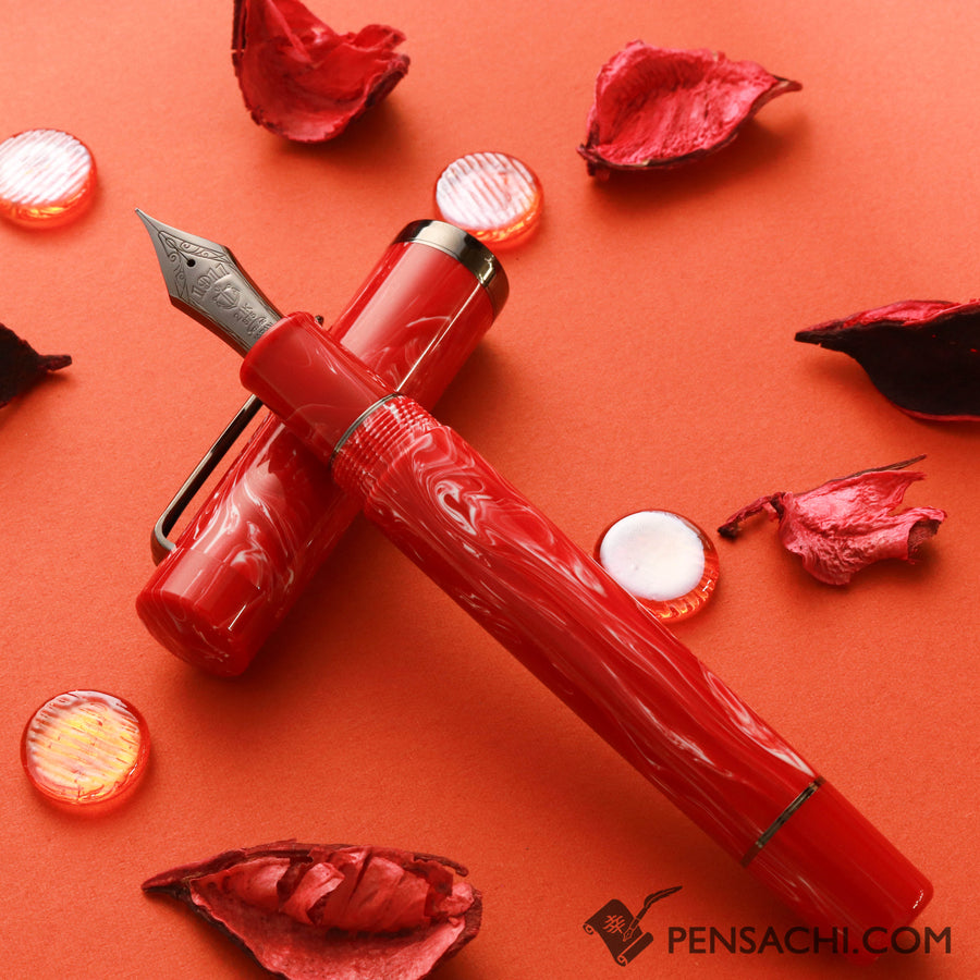 SAILOR Luminous Shadow Fountain Pen - Dusk Red - PenSachi Japanese Limited Fountain Pen
