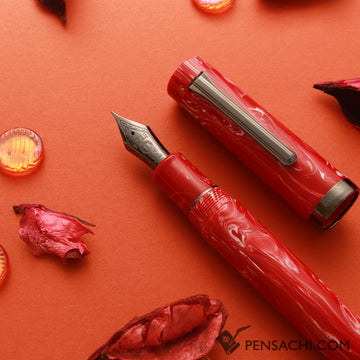 SAILOR Luminous Shadow Fountain Pen - Dusk Red - PenSachi Japanese Limited Fountain Pen