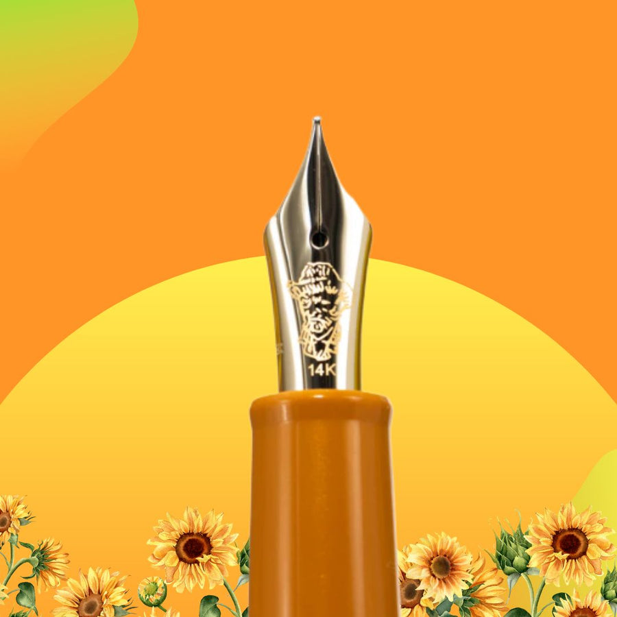 Sailor Limited Edition Professional Gear Slim Mini Fountain Pen - Sunflower of Arles