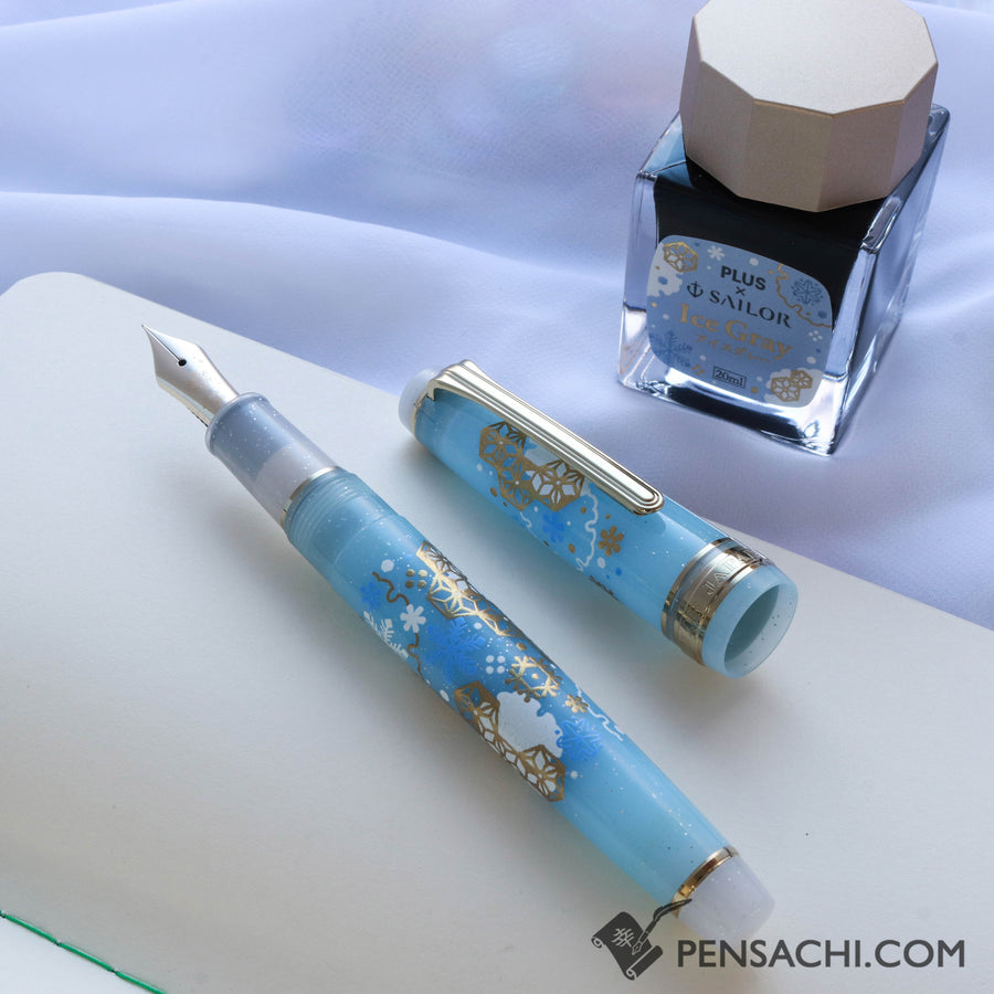 SAILOR Limited Edition Pro Gear Slim Set - First Snow - PenSachi Japanese Limited Fountain Pen