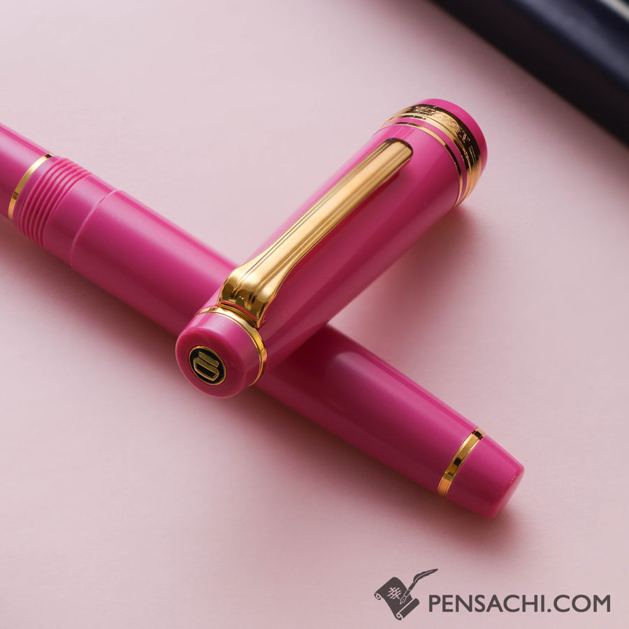 SAILOR Limited Edition Pro Gear Slim Fountain Pen - Rose - PenSachi Japanese Limited Fountain Pen