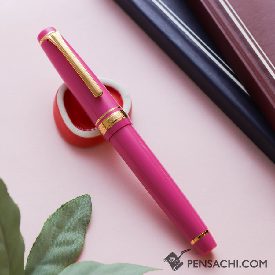 SAILOR Limited Edition Pro Gear Slim Fountain Pen - Rose - PenSachi Japanese Limited Fountain Pen