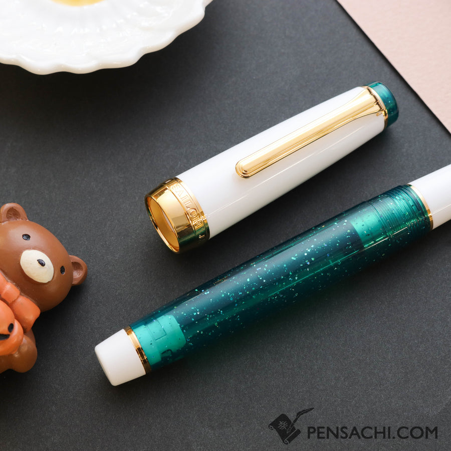 SAILOR Limited Edition Pro Gear Classic Demonstrator Fountain Pen - Sparkling Emerald - PenSachi Japanese Limited Fountain Pen