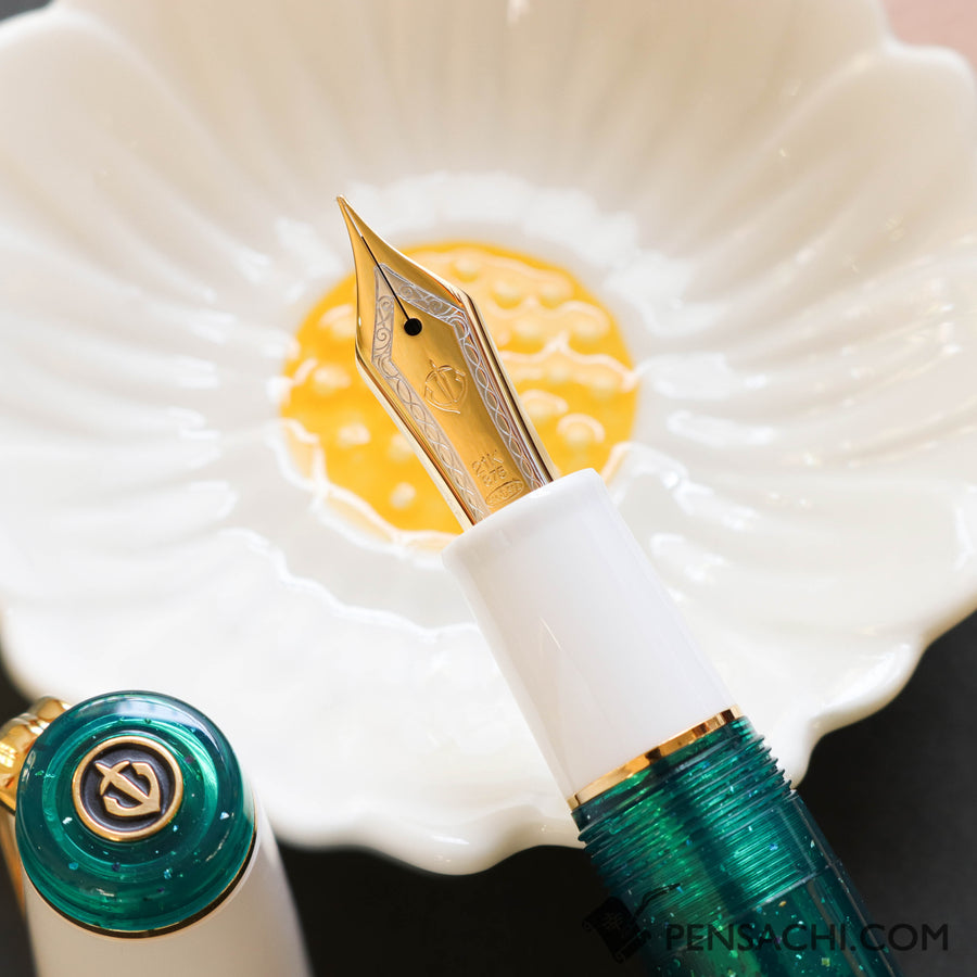 SAILOR Limited Edition Pro Gear Classic Demonstrator Fountain Pen - Sparkling Emerald - PenSachi Japanese Limited Fountain Pen